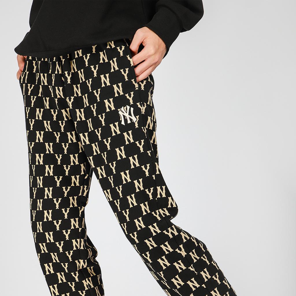 MLB Knitted Sweatpants Unisex Black 3ATPM0114-50BKS