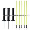 WEZHO Agility Training Spring Base Marker Pole Set