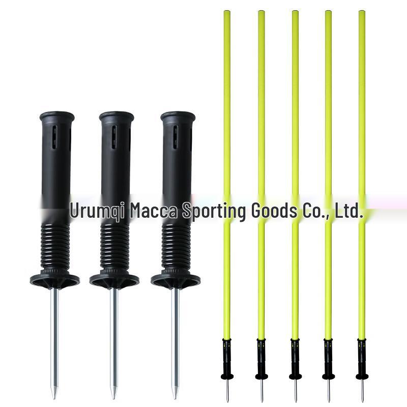 WEZHO Agility Training Spring Base Marker Pole Set