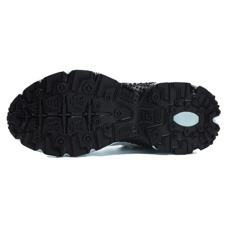 FILA Fusion Ancerus Plus One-Eyed Shoes TPU Fabric Synthetic Leather Sports Comfort Low-Top Dad Shoes Women sneaker Ice-Gray T12W321601FWI