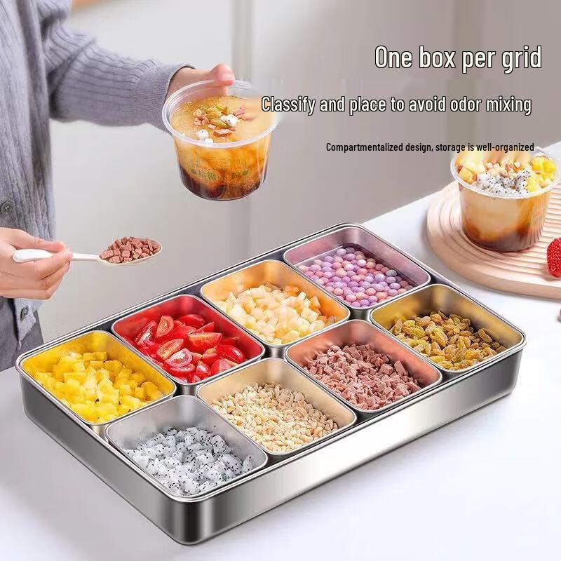 777 Commercial 8-Compartment Condiment Organizer