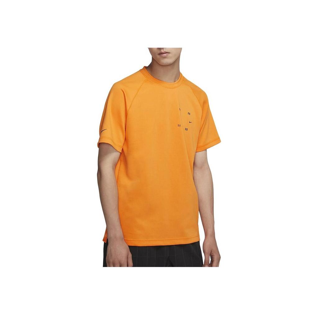 Nike Sportswear Tech Pack Casual Moisture-Wicking Crew Neck Short Sleeve T-Shirt Men Tops Orange BV4442-886
