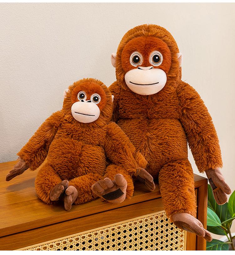 Long-armed Gorilla Plush Toy - Cross-border Zoo Monkey Doll for Kids