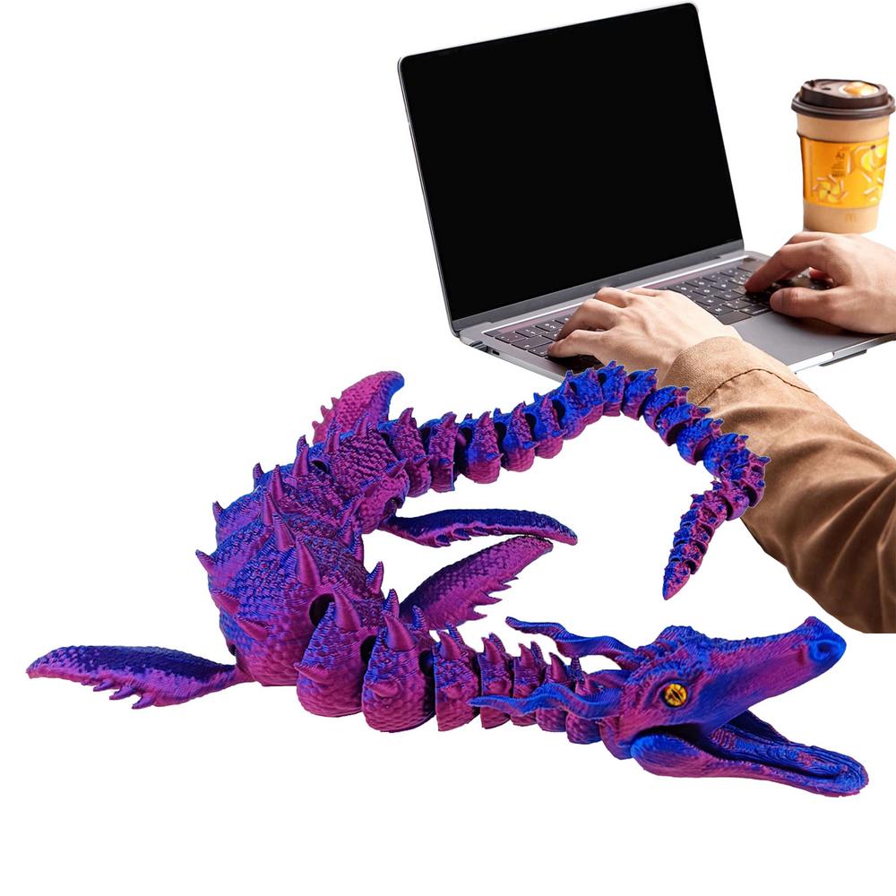 3D Printed Dragons 3D Dragons With Flexible Joints Full Articulated 3D Printed Dragon Fidget Toys For Adults Boys Kids
