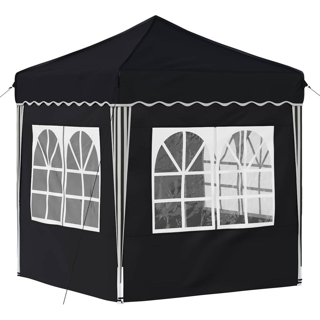 Pop Up Party Tent 195 X 195 X 245 Cm Anthracite Oxford Fabric