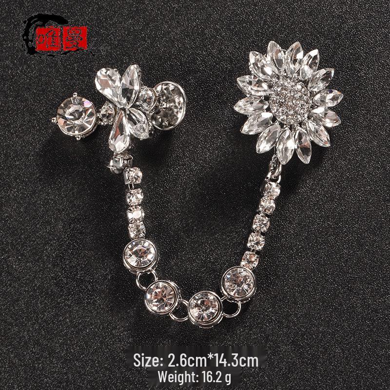 

Роскошная брошь в японском стиле: Элегантная женская брошь высокого класса для свитера или лацкана