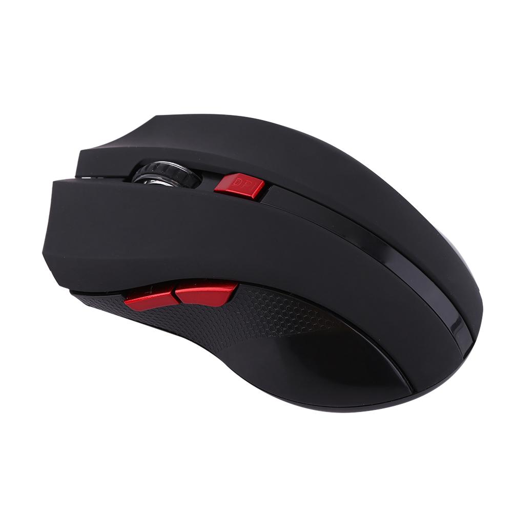 2.4GHz Wireless Portable Optical Gaming Mouse Mechanical Mouses For Computer games Black