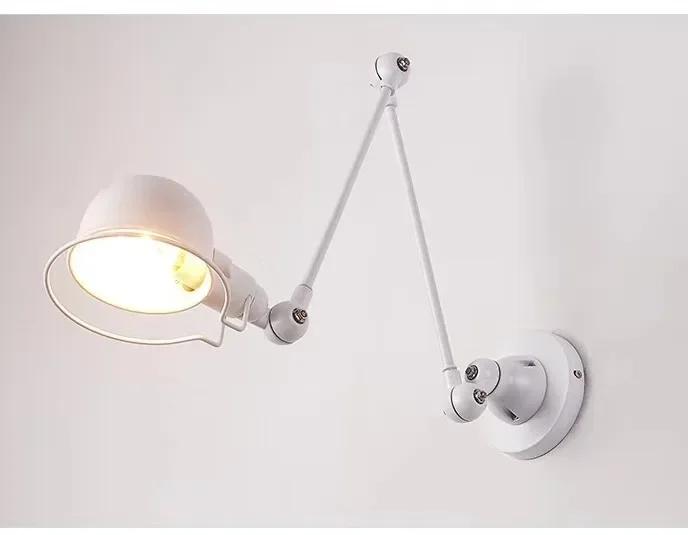 Nordic Telescopic Wall Lamp With Adjustable Long Arm Folding Lamp Living Dining Room Bedroom Study Rotatable Indoor Lighting E14