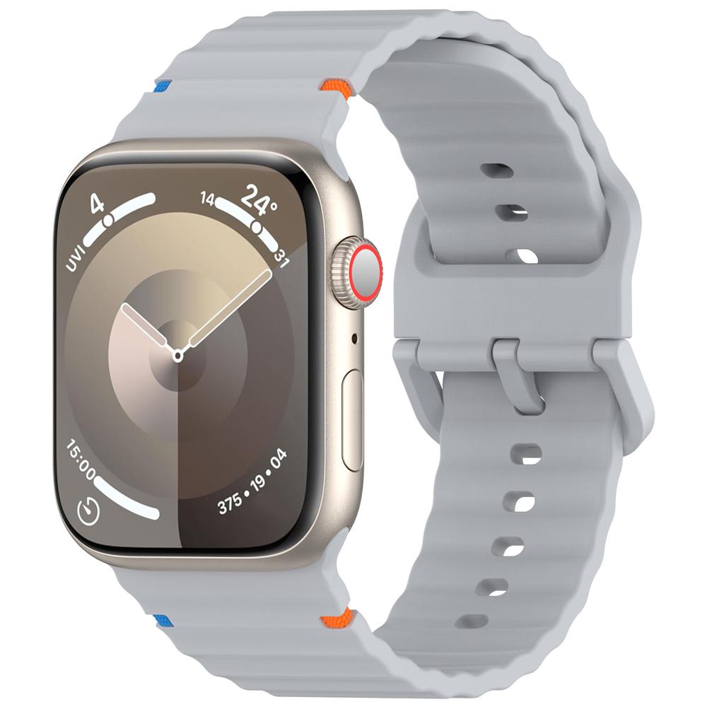 Silicone Strap For Apple Watch 11 46mm 42mm Series 10 9 8 SE 3 45mm 41mm 40mm 44mm Sport Band Bracelet For iWatch Ultra 3 2 49mm