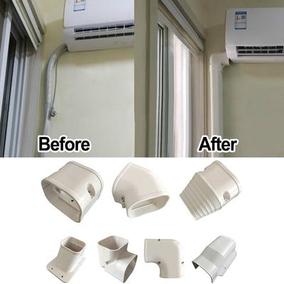 Connection Lines Cover PVC Weather Resistance White