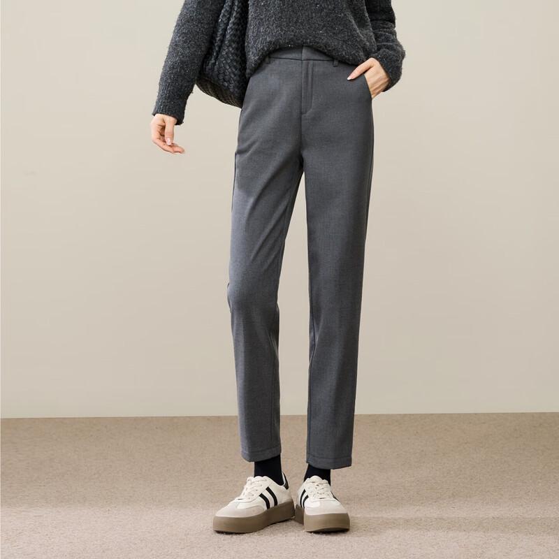 ESE-Y Women's Winter Fleece-Lined Professional Ankle Trousers