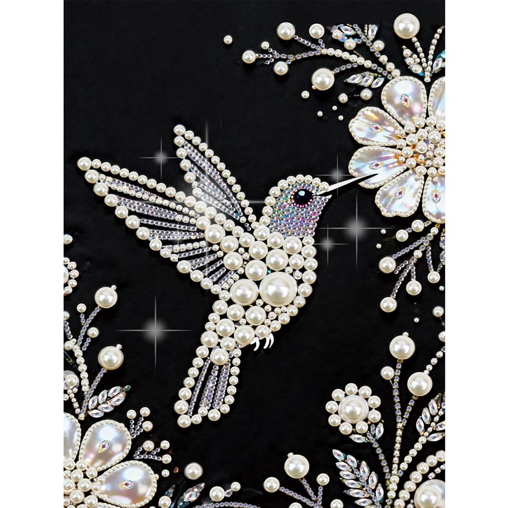 DIY Pearl Painting Kit for Adults Beginners Home Wall Decor Pearl Gem Paintings Picture Arts Craft 30x40cm Without Frame