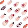 Sweet and cool y2k wearing nail short almond nail art fake nails hot-selling in Europe and America detachable wearing nail piece