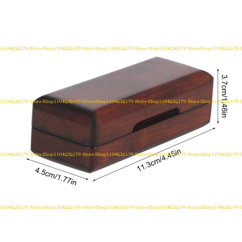 A1A2 Saxophone Mouthpieces storage Box Maple Mouthpiece Box Woodwind Mouthpiece Case Musical Instrument Accessories
