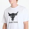 Under Armour Project Rock Payoff Graphic Short Sleeve T-Shirt Men Tops White 1383191-100