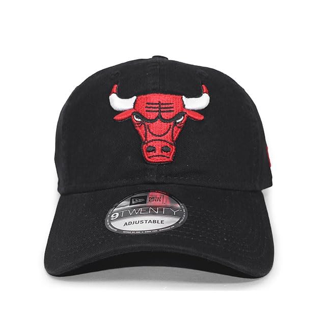 [New Era] Kappe 9TWENTY Strapback Chicago Bulls NBA CORE CLASSIC STRAPBACK CAP SCHWARZ CHICAGO BULLS 920 Hut LOW PROFILE Low Profile [Gebraucht]