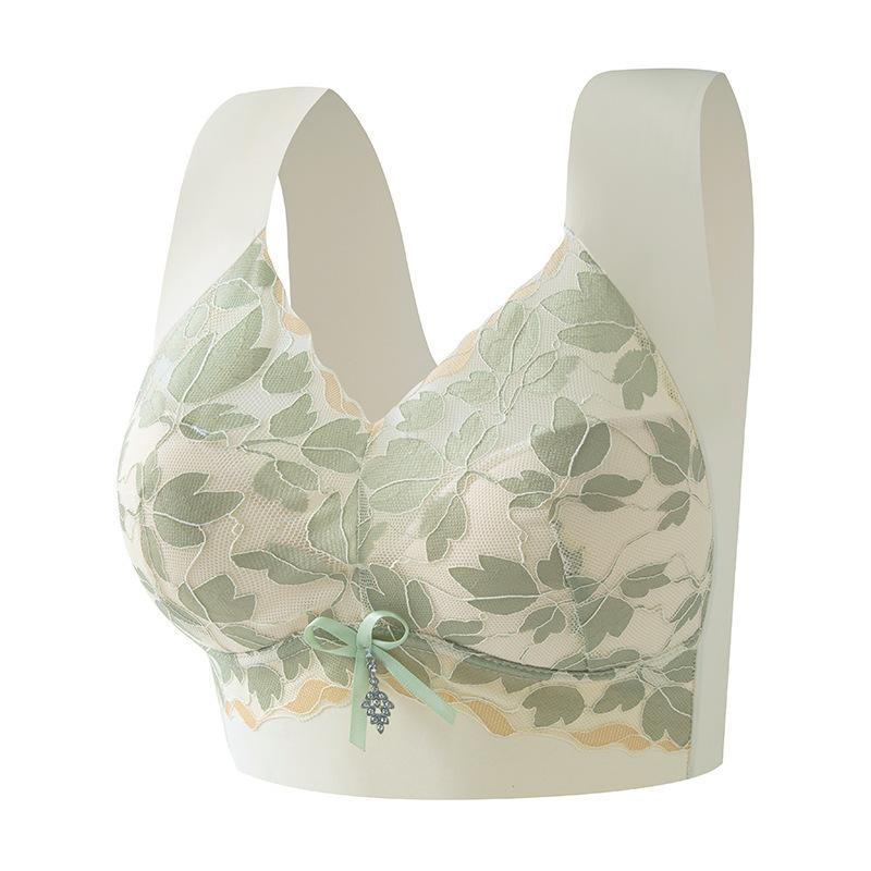Lace Anti Sagging Plus Size Wireless Bra