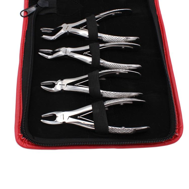 7pcs Childrens Stainless Steel Dental Extraction Forceps Pliers Kit Dental Surgical Tooth Extraction Forcep Pliers Kit