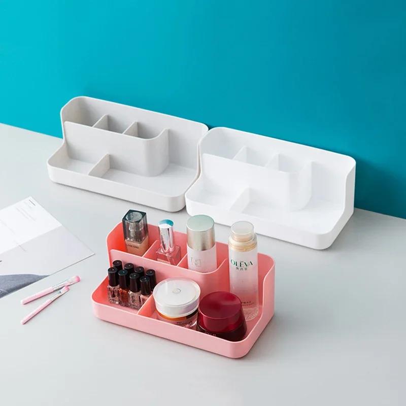 Make-up Organizer Badezimmer Aufbewahrungsbox Kosmetik Organizer Büro Schreibtisch Make-up Schmuck Aufbewahrungsbox Kleinteile Behälter