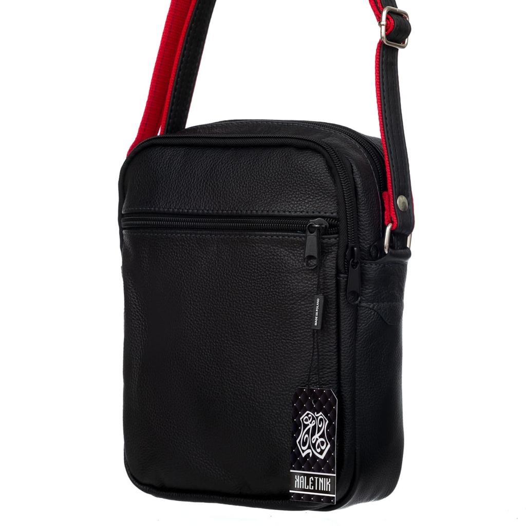 Men' Leather Bag Orkan Carbo