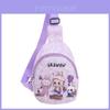 Kids Small Shoulder Bag With Cartoon Labubu Print Design For Daily Use And Outdoor Activities