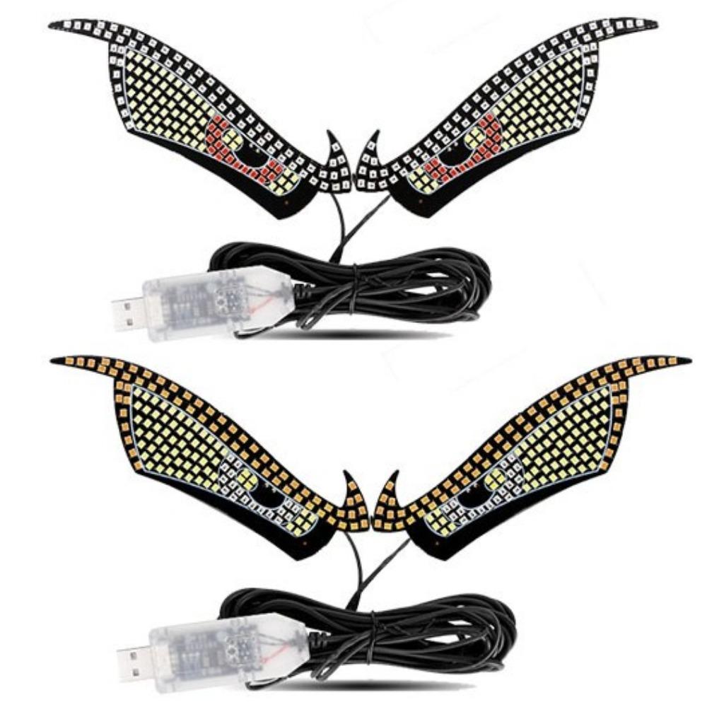 Multi-Mode Demon Eye Light LED Display LED Windshield Display Truck Devil Eyes Light  Car Decor
