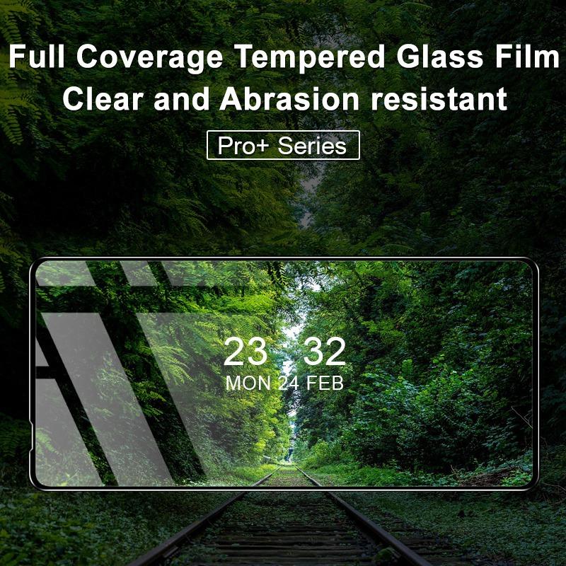 IMAK Pro+ Series for Motorola Edge 30 Pro/Edge+ (2022) Anti-explosion Screen Protector 9H Hardness Tempered Glass Full Glue Full Coverage Film