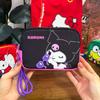 Cartoon HelloKitty Square Cosmetic Bag Women Portable Earphones Lipstick Sanitary Napkins Storage Pouch Purse Makeup Zipper Bags