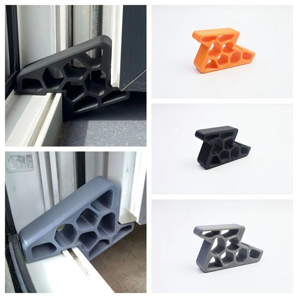 3D Window Stopper Anti-Slip Track Lock Stopper Multi-use Door Wedge  Balcony Doors