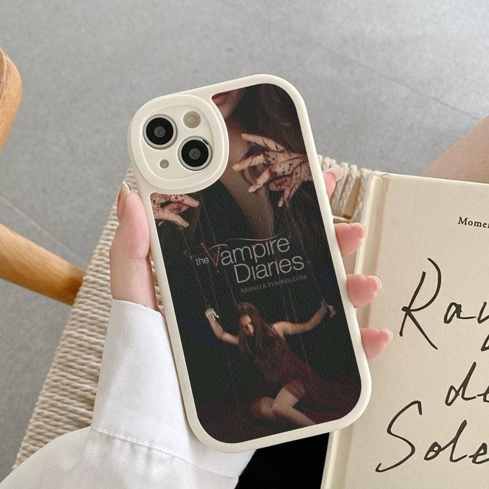 T-The V-Vampire Diaries Movie Phone Cover For iPhone 11 12 13 14 15 16 Pro Max Mini Plus Soft Leather Case