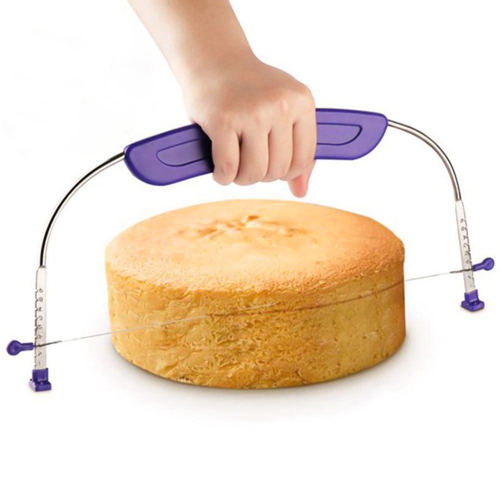 1Pc Stainless Steel Cake Bread Toast Single Line Cutter, Cake Baking Single Line Slicing Uten