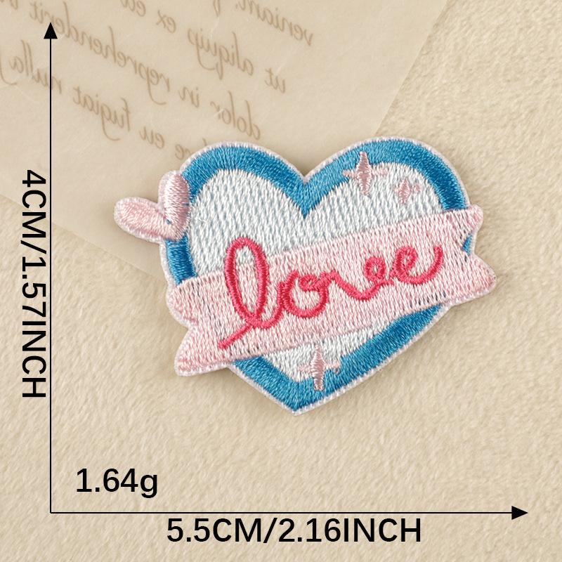 Originale kleine Mädchen Schleifen Stickerei Aufkleber: Selbstklebende Bekleidungs-, Handbuch-, Schuh- und Aufnäher-Accessoires