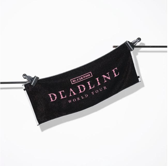 [USED] BLACKPINK DEADLINE WORLD TOUR Towel Black