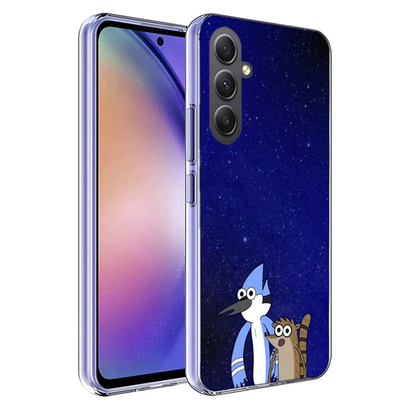 Cartoon Regulars Cute Show Phone Case for Samsung A55 A35 A25 A15 A07 A05S A16 A17 A26 A36 A37 A56 A57 Galaxy Note 20 10 A50S A7