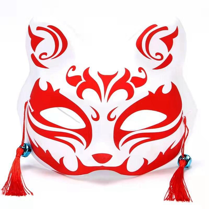 Japonský Fox Fairy Spot Fox Mask Kočka Fox Mask Žena Velkoobchod Výrobce TikTok Maska stejného stylu Stall Scenic