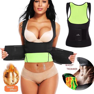 Camiseta de neopreno para sudor, moldeador de cuerpo, chaleco de Sauna, ropa interior adelgazante, ropa moldeadora de entrenamiento, entrenador de cintura