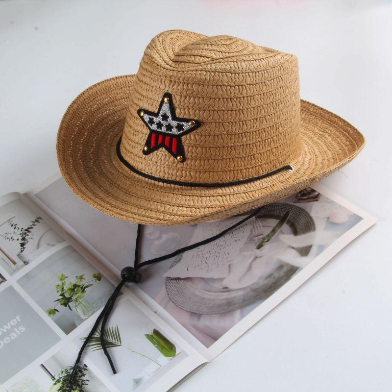 2024 Yeni Erkek Çocuk Hasır Güneş Şapkası: Yazlık Balıkçı Stili