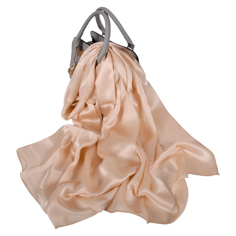 [BYSIFA]  Pure Silk Wine Red Silk Scarf Shawl Women Fashion Luxury Crepe Satin Silk Long Scarves Ladies Brand Head Scarf Cape