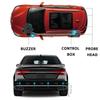 Car Reverse Radar Kit with 4 Parking Sensors Vehicle Backup Alarm System Sensor Detection for Vehicle Parking Assistance