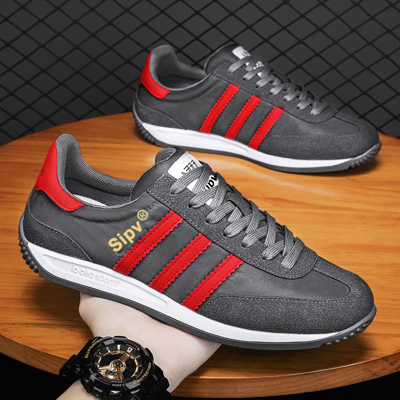 Men's shoes spring trend versatile casual little white flat shoes youth sports running soft sole Forrest Gump tide shoes non-slip