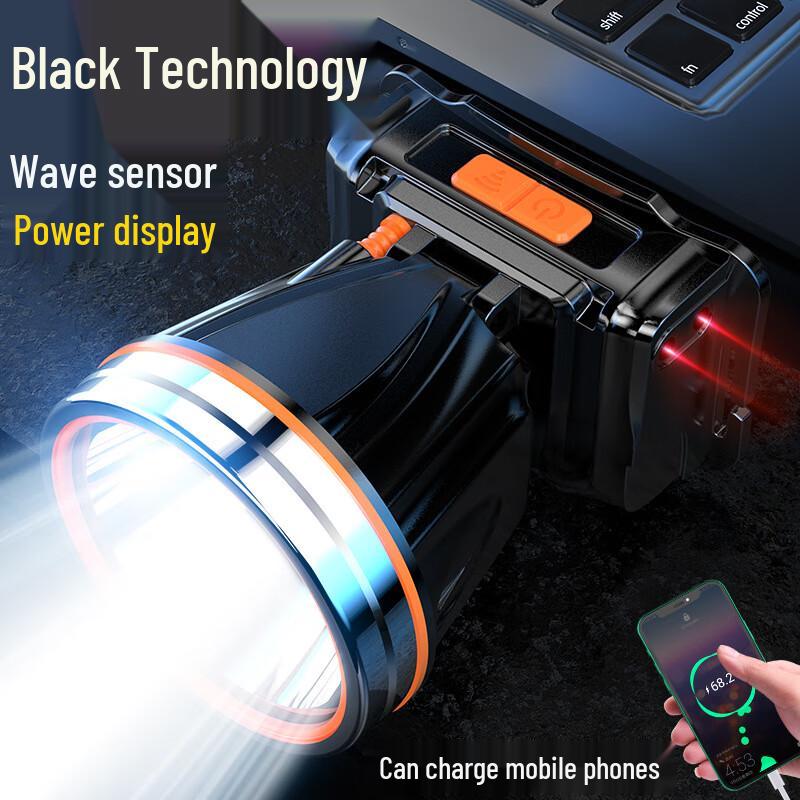 

Wave Sensor Outdoor Rechargeable Headlamp