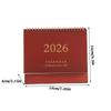 Desk Calendar  2026 Simple Calendar Small Desk Calendar Creative Coil Calendar Planner Desktop Decoration Office Stationery