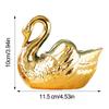 Schwanen-Schreibtischornament Eleganter Schwanen-Kerzenhalter Vielseitiges Keramikornament für Hydrokulturpflanzen Sukkulenten Schreibtisch