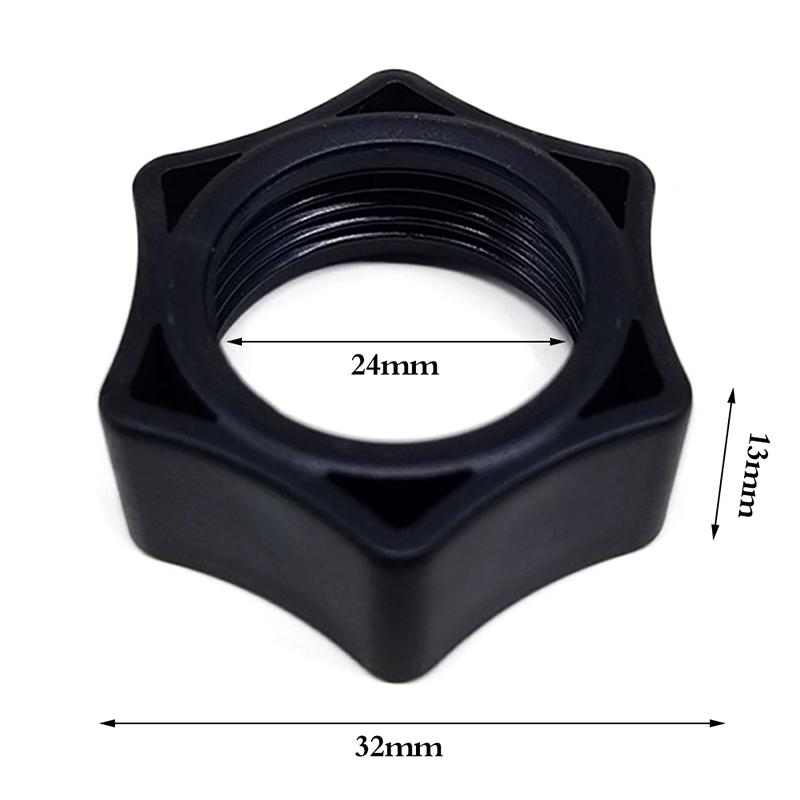 10PCS Car Mobile Phone Gravity Bracket Accessories Plastic Hex Nuts For Ball Head Car Air Outlet Fixing Clip Hexagonal Nut