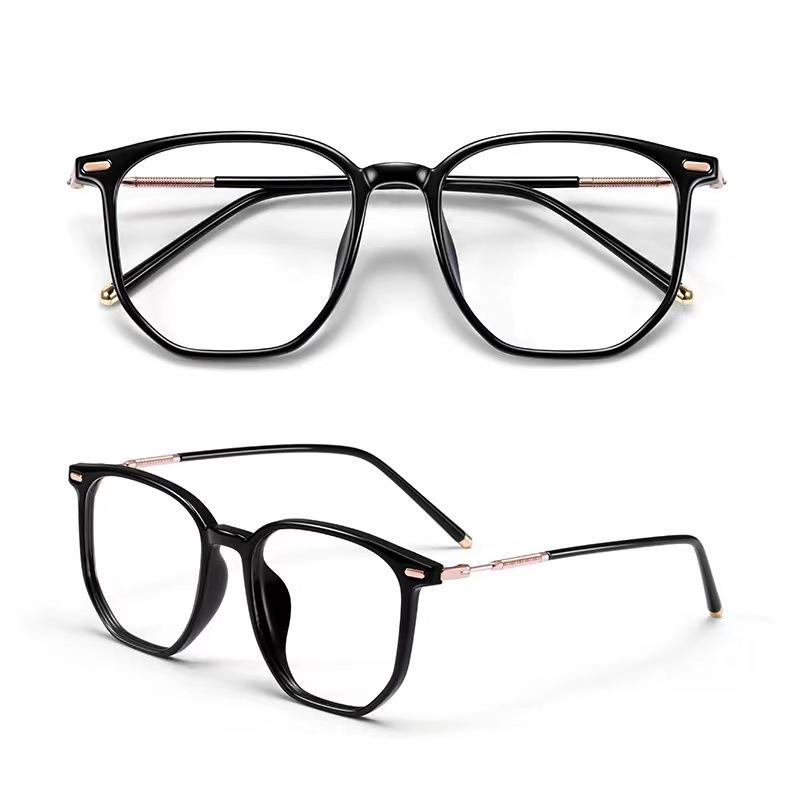 New Trend Square Frame Nearsighted Eyewear Unisex Anti-Blue Light Myopic Glasses Vintage Transparent Prescription Eyeglasses