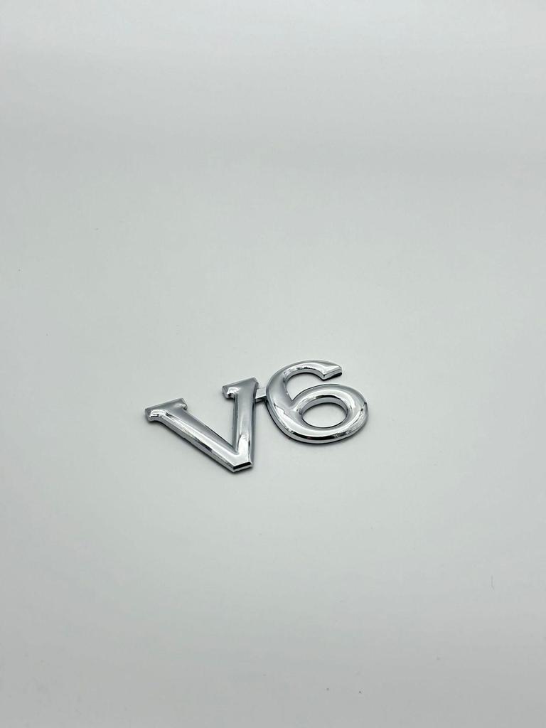 Universelles 3D Metall Auto Abzeichen Emblem V6 V8 Großer Hubraum Aufkleber