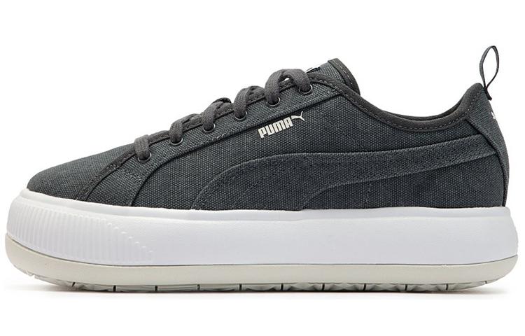 PUMA Suede Mayu Canvas  Ebony  Women s 383165-03 35.5