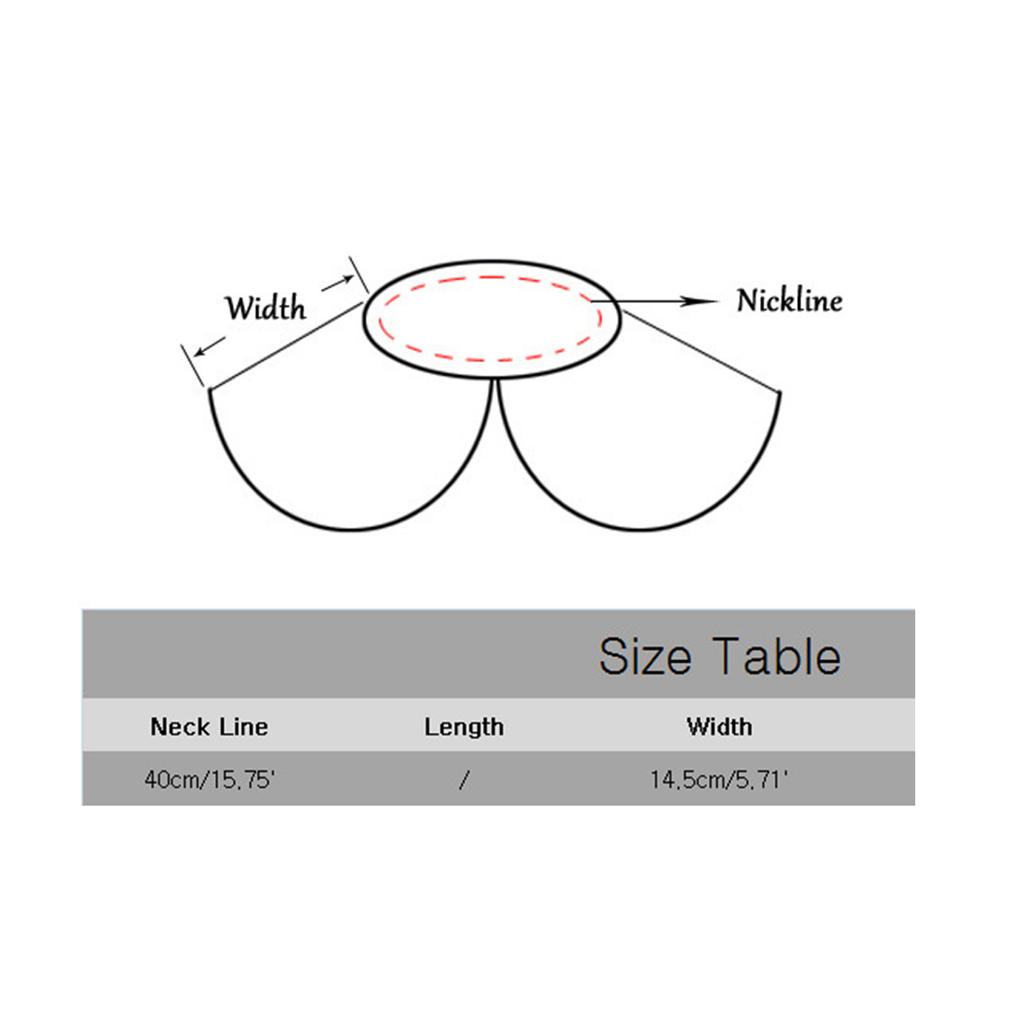 Dámský viktoriánský volánkový síťovaný falešný límec šál vintage renesanční černobílý tylový klaunský cosplay krční volán límec choker šál