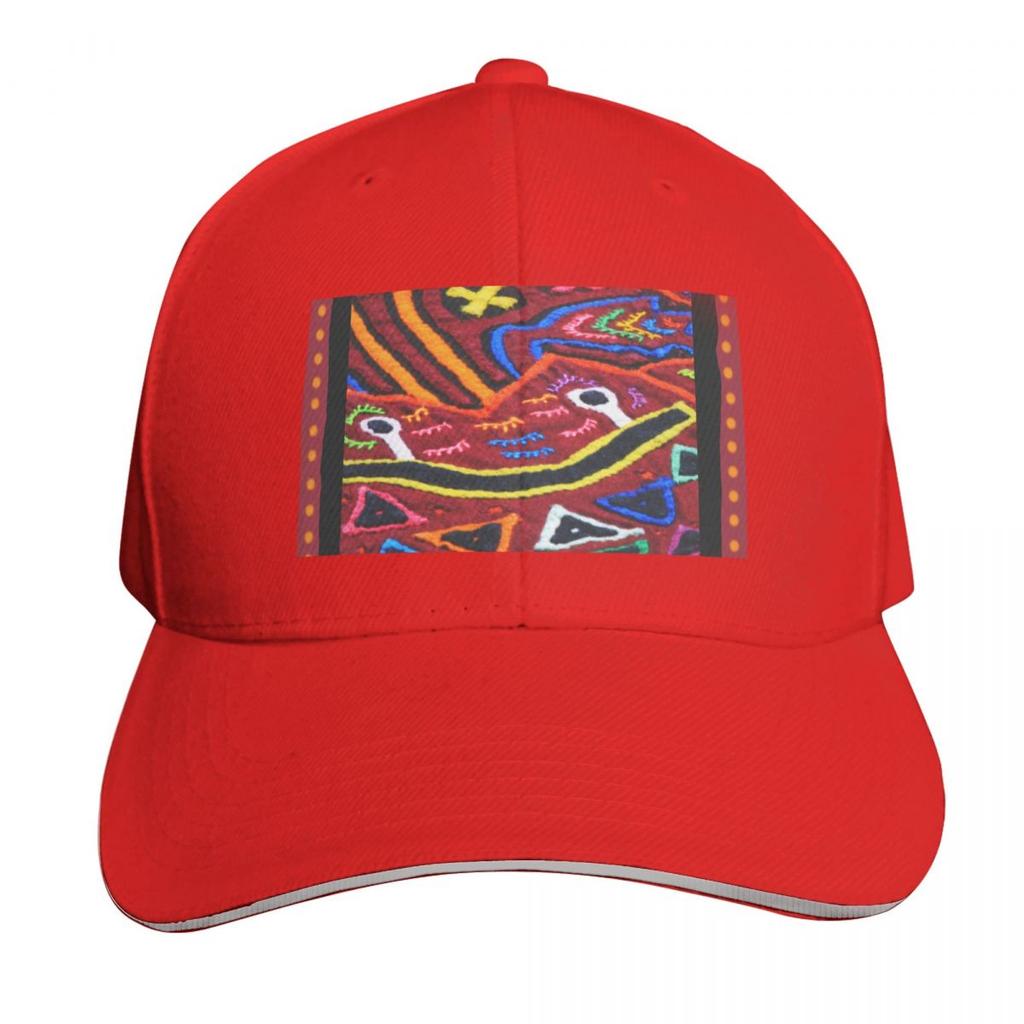 Panama Mola Design Baseball Cap Gift for Him Her Casual Daily Wear Quick Dry PerforUnisexce