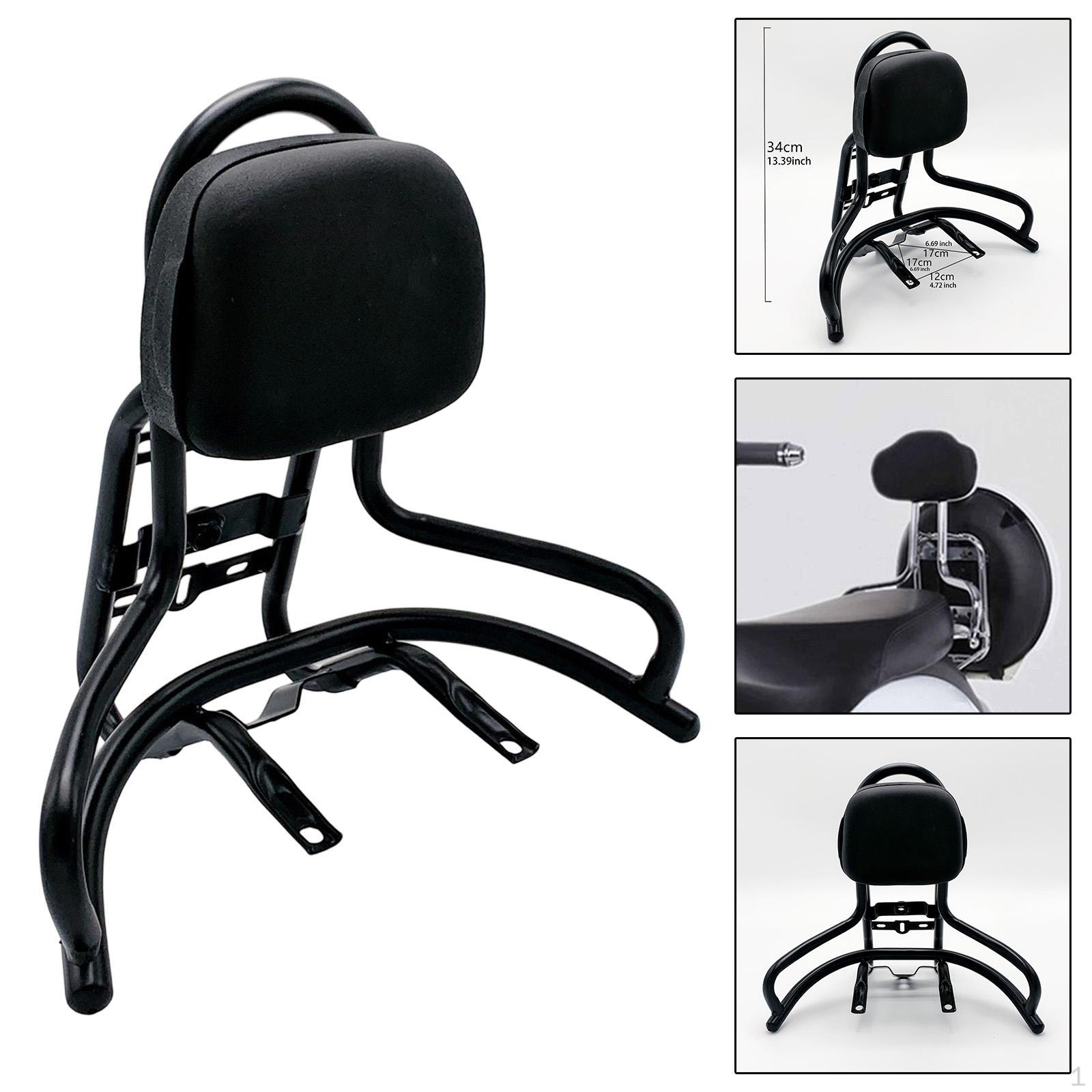 

Спинка Задняя Подушка Спинки Кронштейн Багажника Багажная Полка Мотоциклетные Аксессуары чёрный